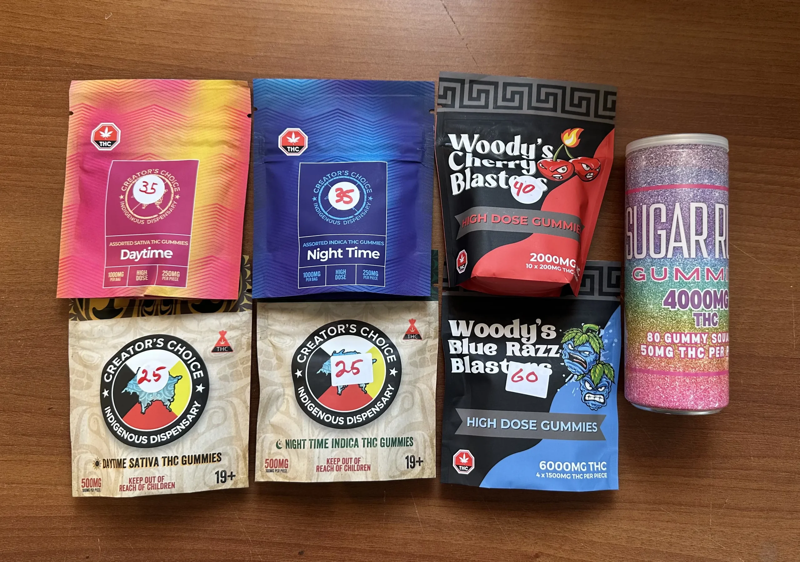 Creator's Choice Day Time Gummies 1000mg THC (Sativa)