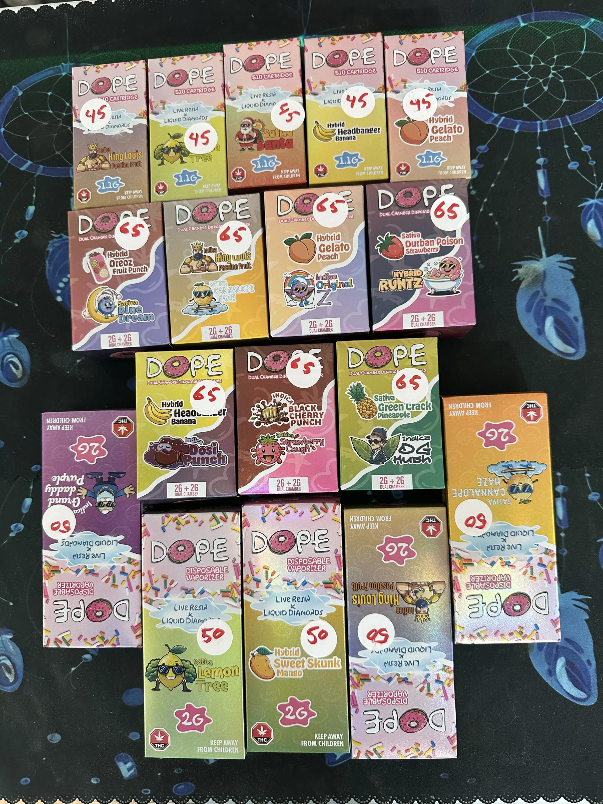 DOPE 4g Disposable Vape (2g + 2g Chamber)